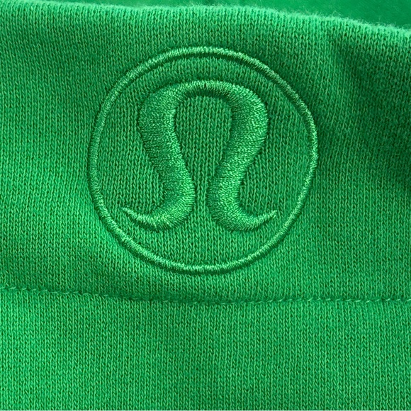 Lululemon Scuba Full Zip Cropped Hoodie In Green Punch Size 8 - Picture 5 of 7